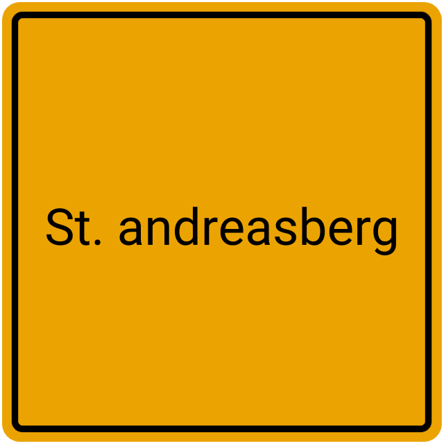 Meldebestätigung St. Andreasberg